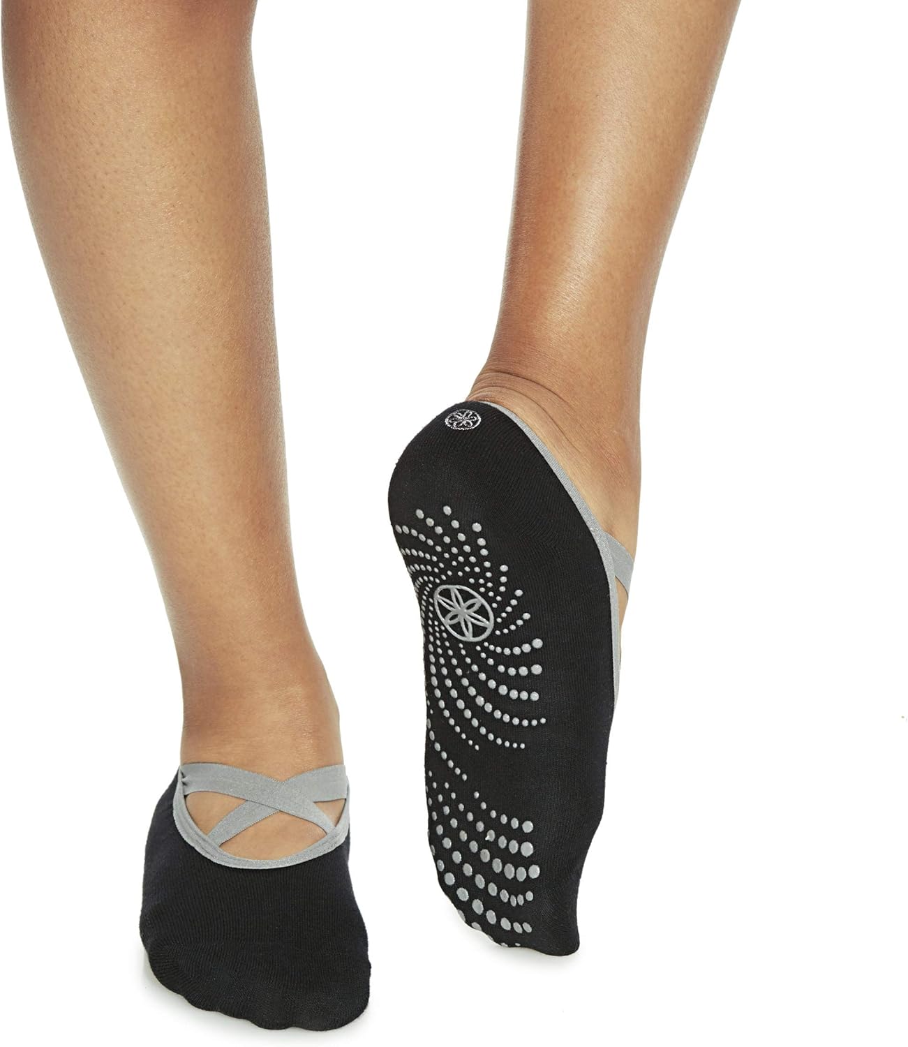 Gaiam Non-Slip Yoga Socks - Grip for Men & Women