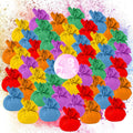 ARELUX Color Powder Balls for Vibrant Outdoor Fun 48 Packs