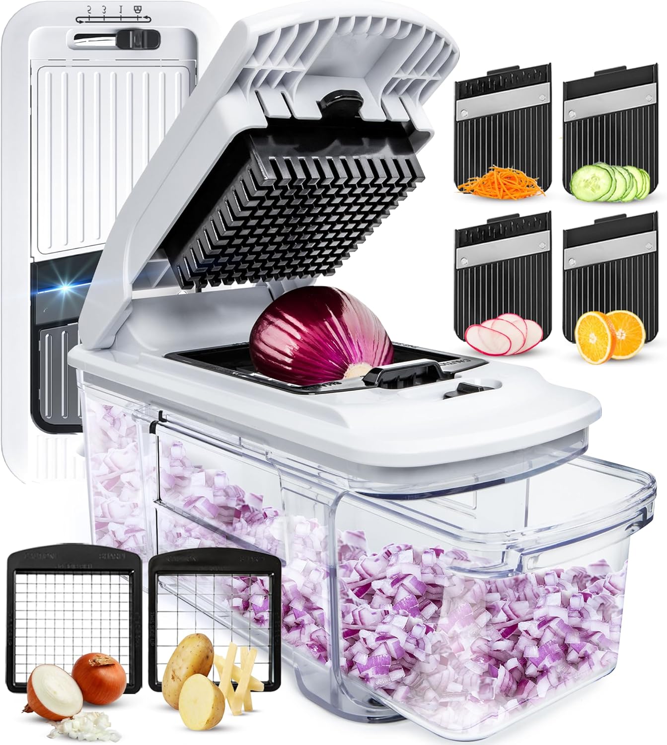 Fullstar Mandoline Slicer - Versatile Kitchen Gadget for Chopping