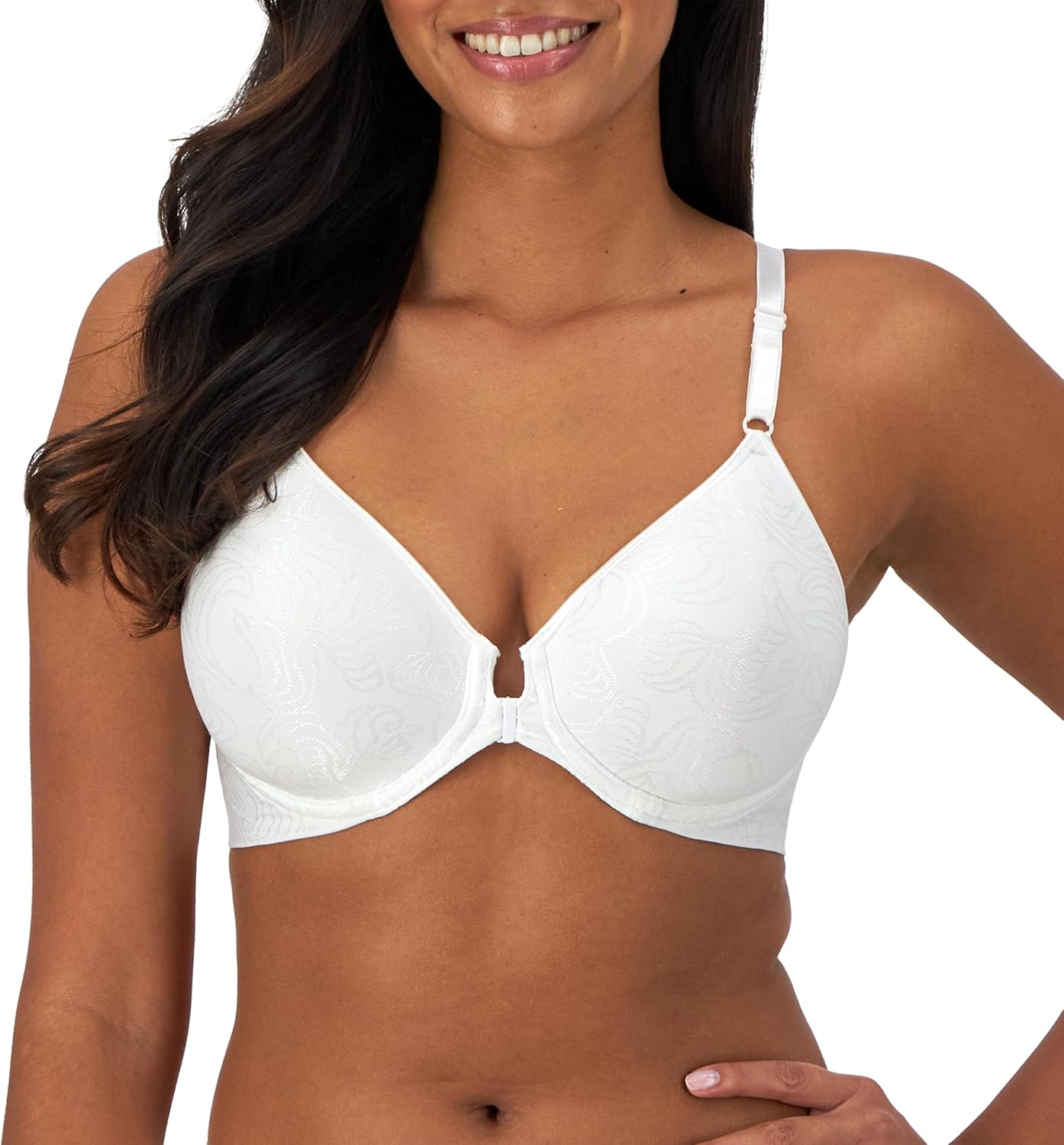 Bali Comfort Revolution Front-Close T-Shirt Bra for Ultimate Fit