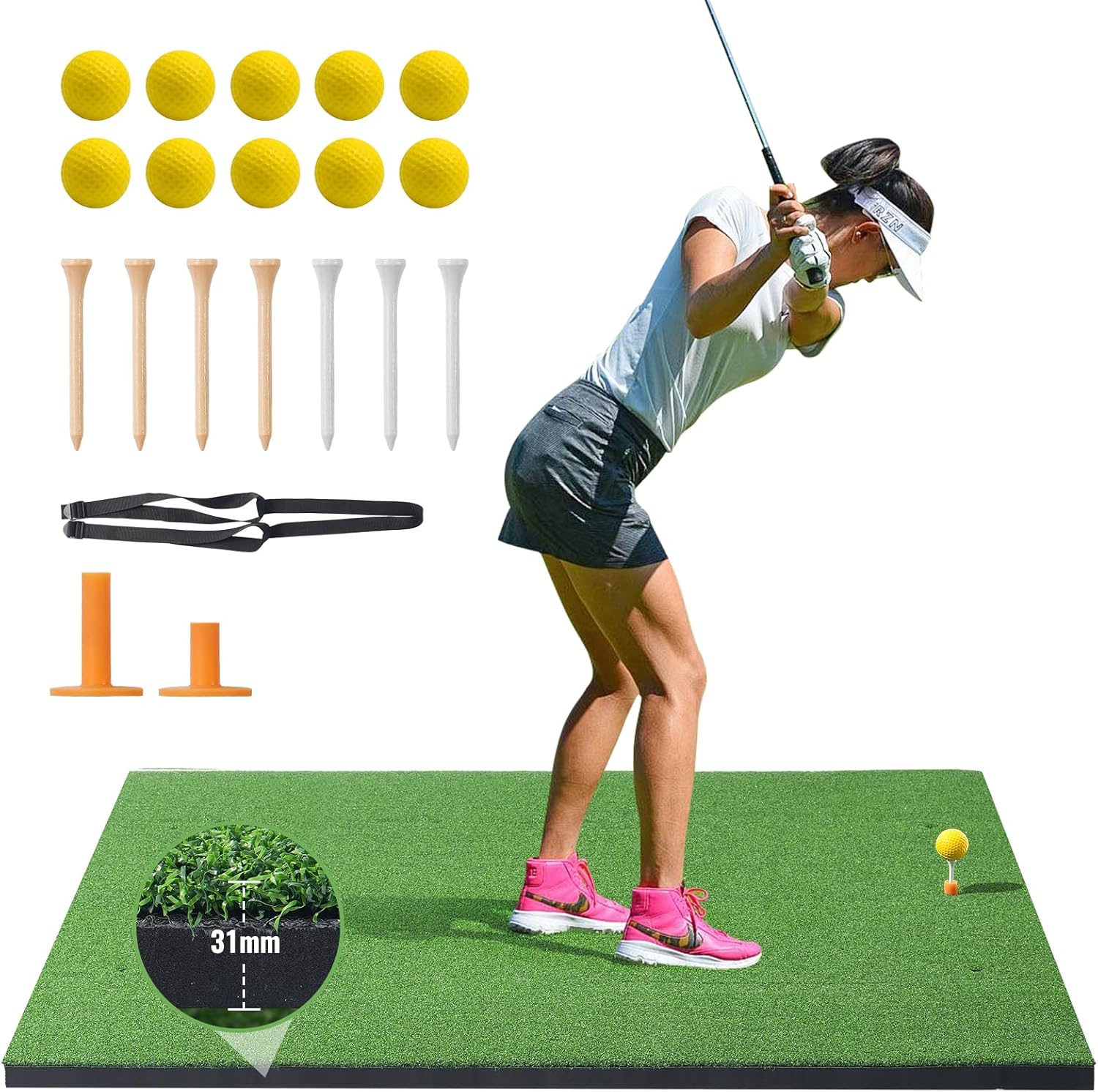 Thickened Golf Hitting Mat for Ultimate Training