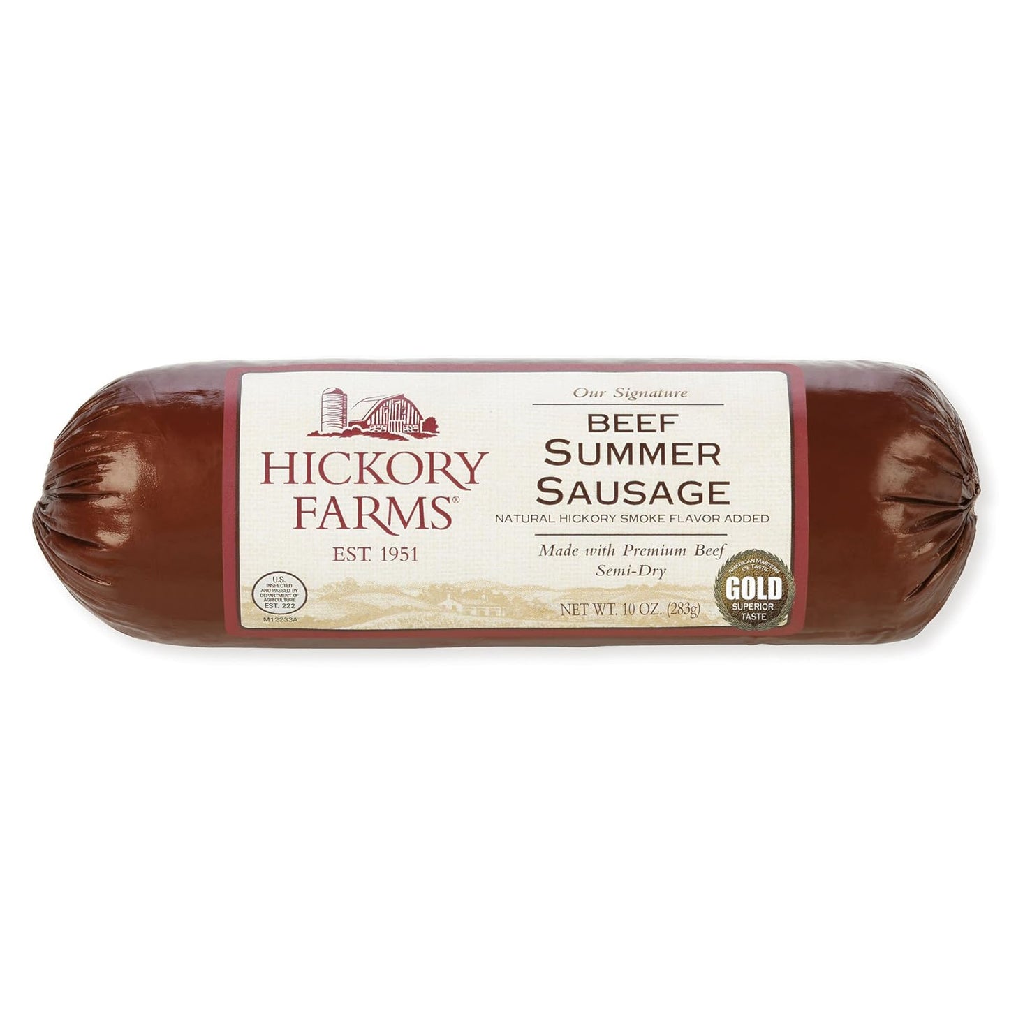Hickory Farms Beef Summer Sausage - Hardwood Smoked Delight