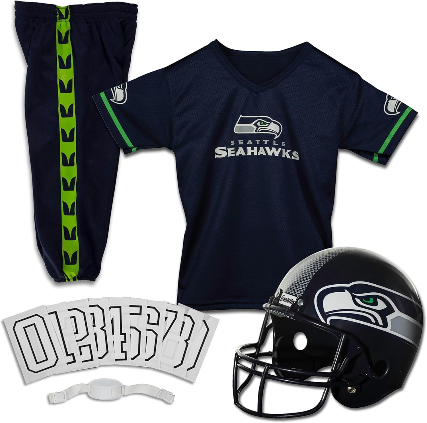 Seattle Seahawks Youth Football Uniform Set for Boys & Girls