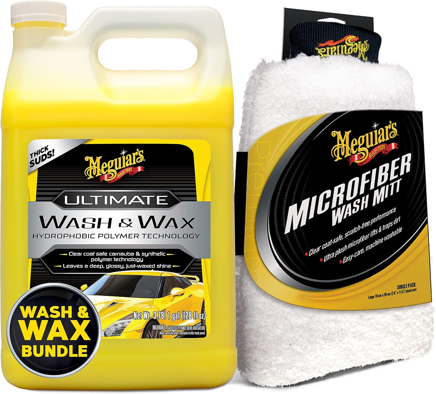 Meguiar's Ultimate Wash and Wax Bundle for a Brilliant Shine