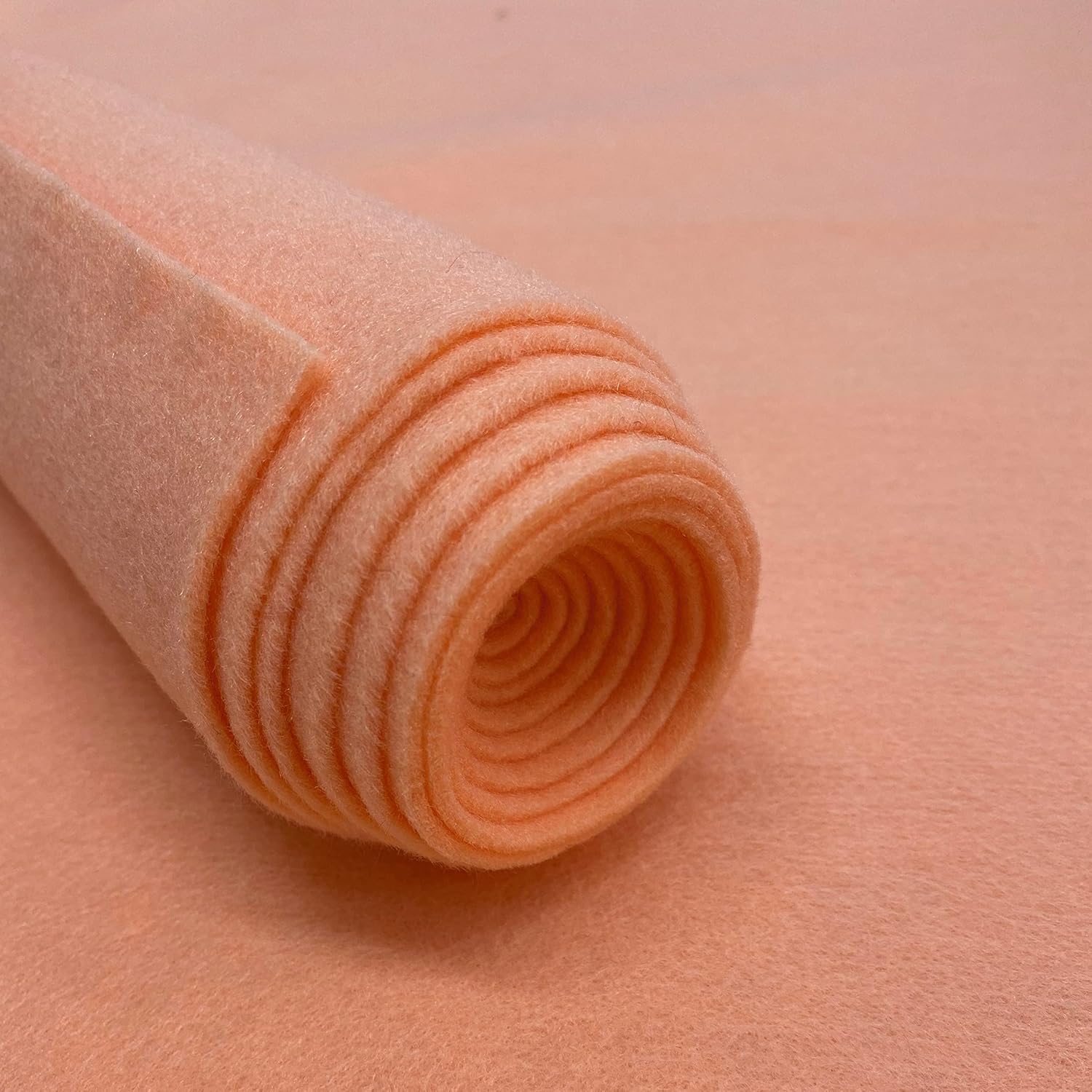 Acrylic Felt Fabric Peach 5 Yards - Perfect for Craft Projects