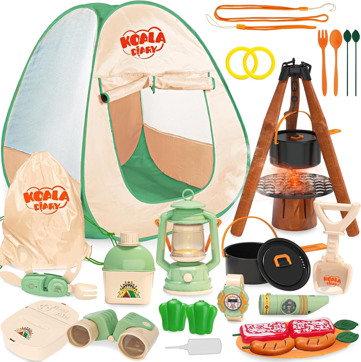 Outdoor Fun: SMILESSKIDDO Kids Camping Set