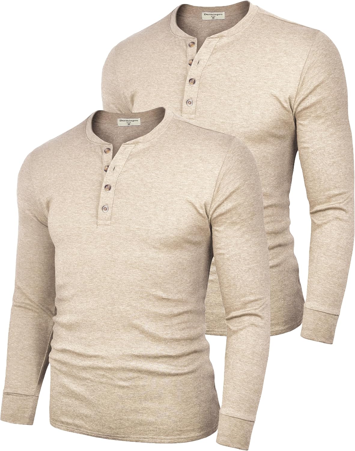 Derminpro Men's Henley Cotton Casual T-Shirts for Every Occasion