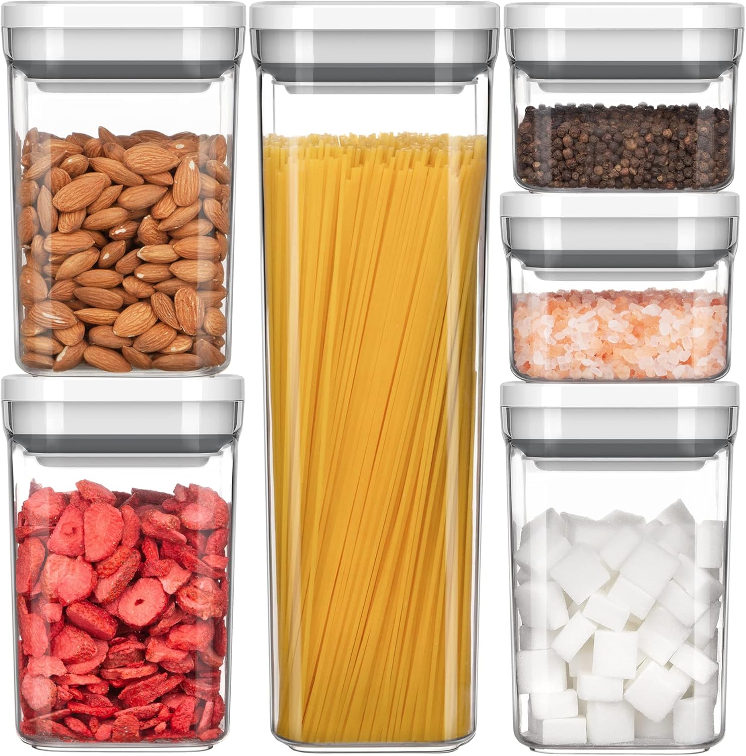 MR.SIGA Airtight Food Storage Container Set for Kitchen Organization