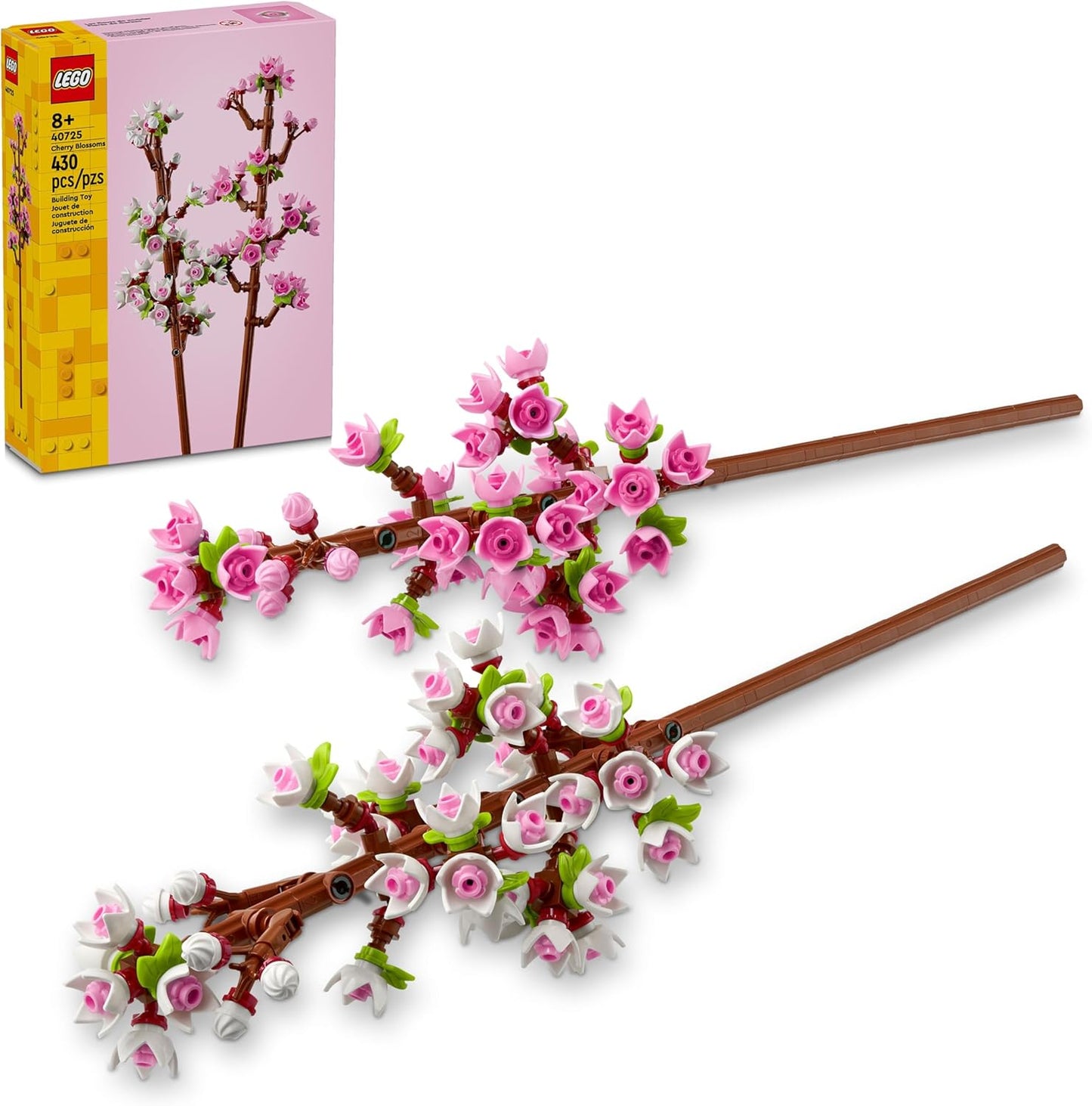 LEGO Cherry Blossom Building Toy - Age 8+ - Home Decor & Gift
