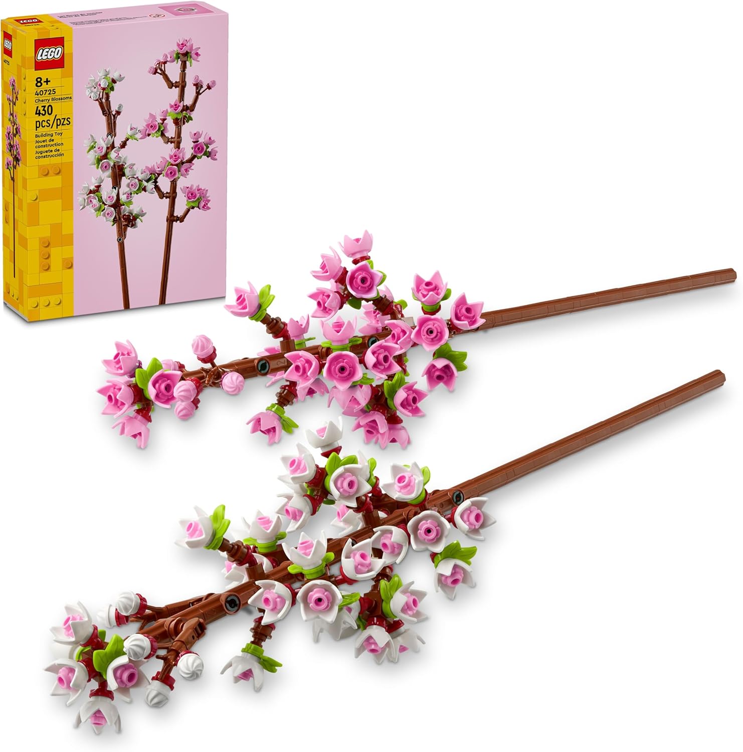 LEGO Cherry Blossom Building Toy - Age 8+ - Home Decor & Gift