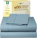 California Design Den Soft Twin Sheets Set 400 TC Sateen - Cooling