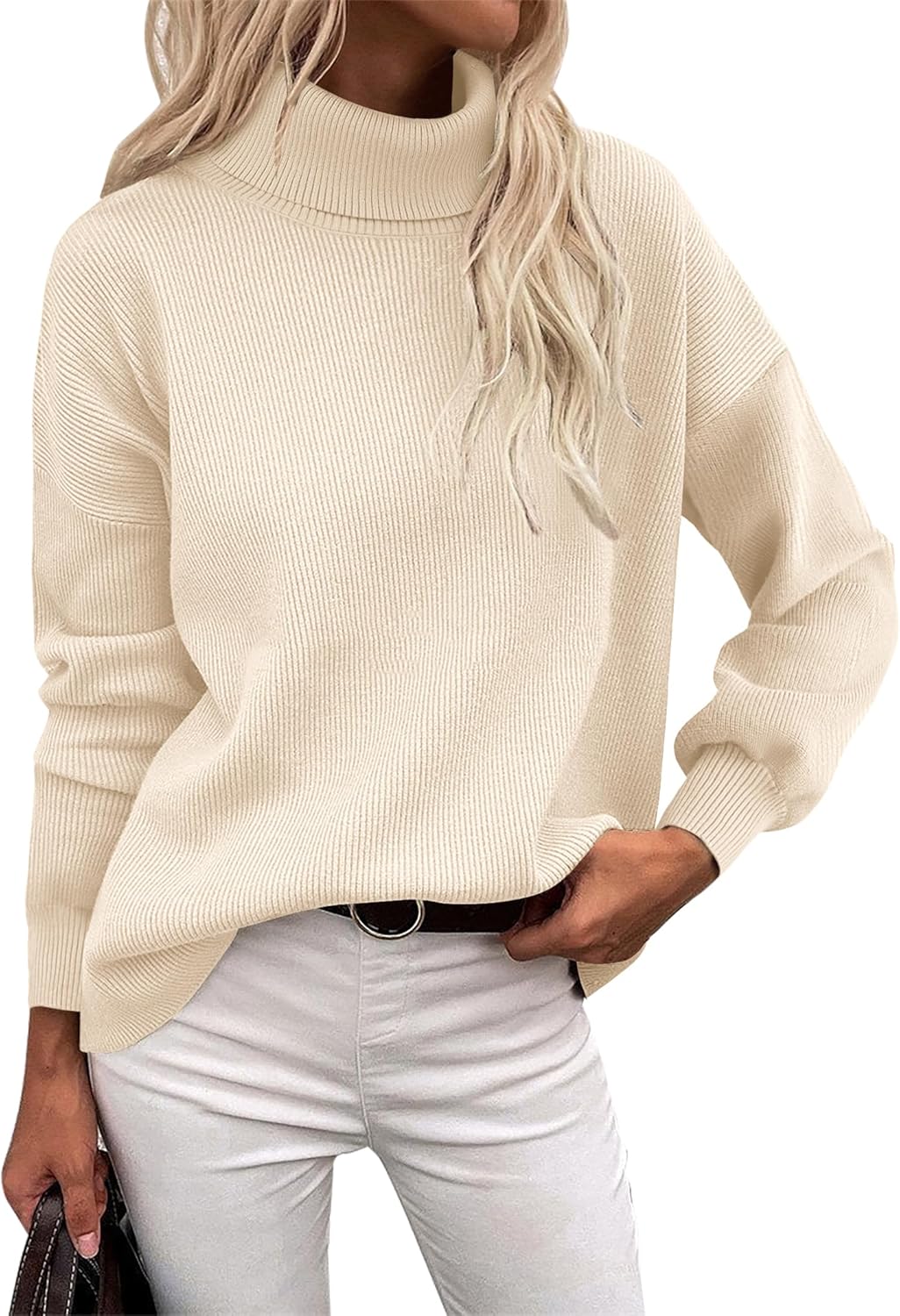 Zeagoo Women's Turtleneck Sweater for Fall Winter Style