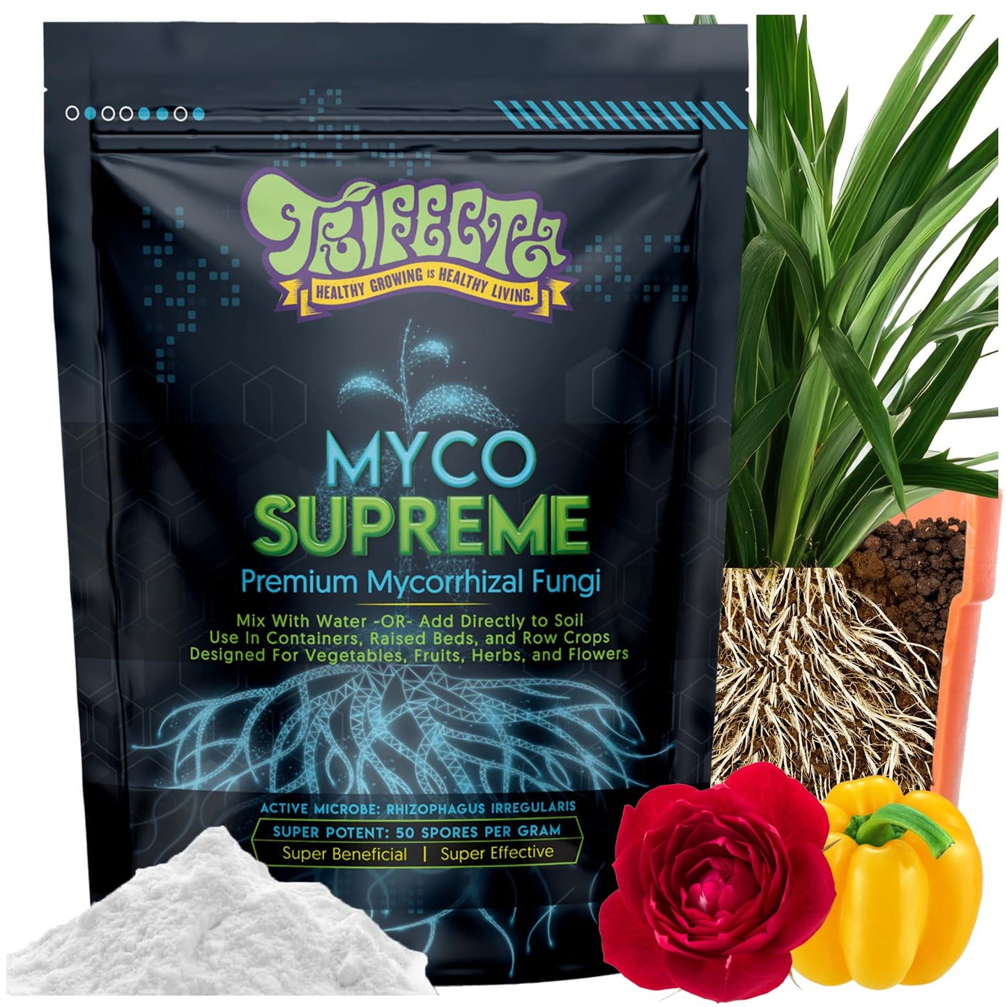 Trifecta Myco Supreme Mycorrhizal Fungi for Strong Roots