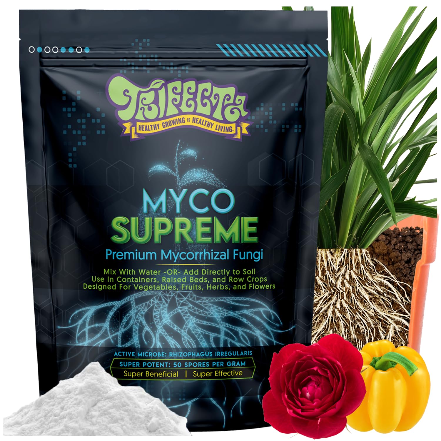 Trifecta Myco Supreme Mycorrhizal Fungi for Strong Roots