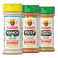 Popcorn Combo Pack of 3 Seasonings - Ranch, Pizza, Lemon & Garlic