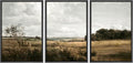 Framed Canvas Print Rustic Fields Countryside Landscape - 24in x 36in