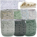Nora's Nursery Morning Dew Cloth Diapers 7 Pack - Adjustable One Size