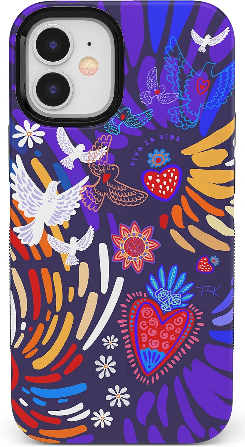Casely iPhone 12 Mini Case with Frida Kahlo Design for Protection