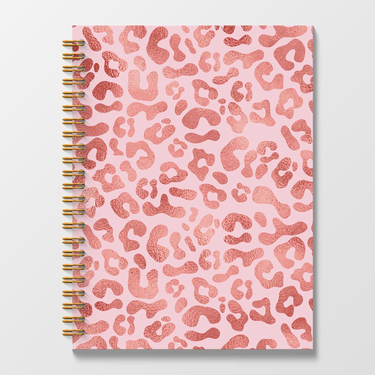 Chic Pink Leopard Print Journal - Stylish & Productive!