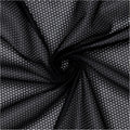 Pico Textiles 5 Yards Bolt Black Polyester Micro Mesh Jersey Fabric