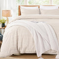 NEXHOME PRO King Size Duvet Cover Set in Light Khaki for Cozy Style