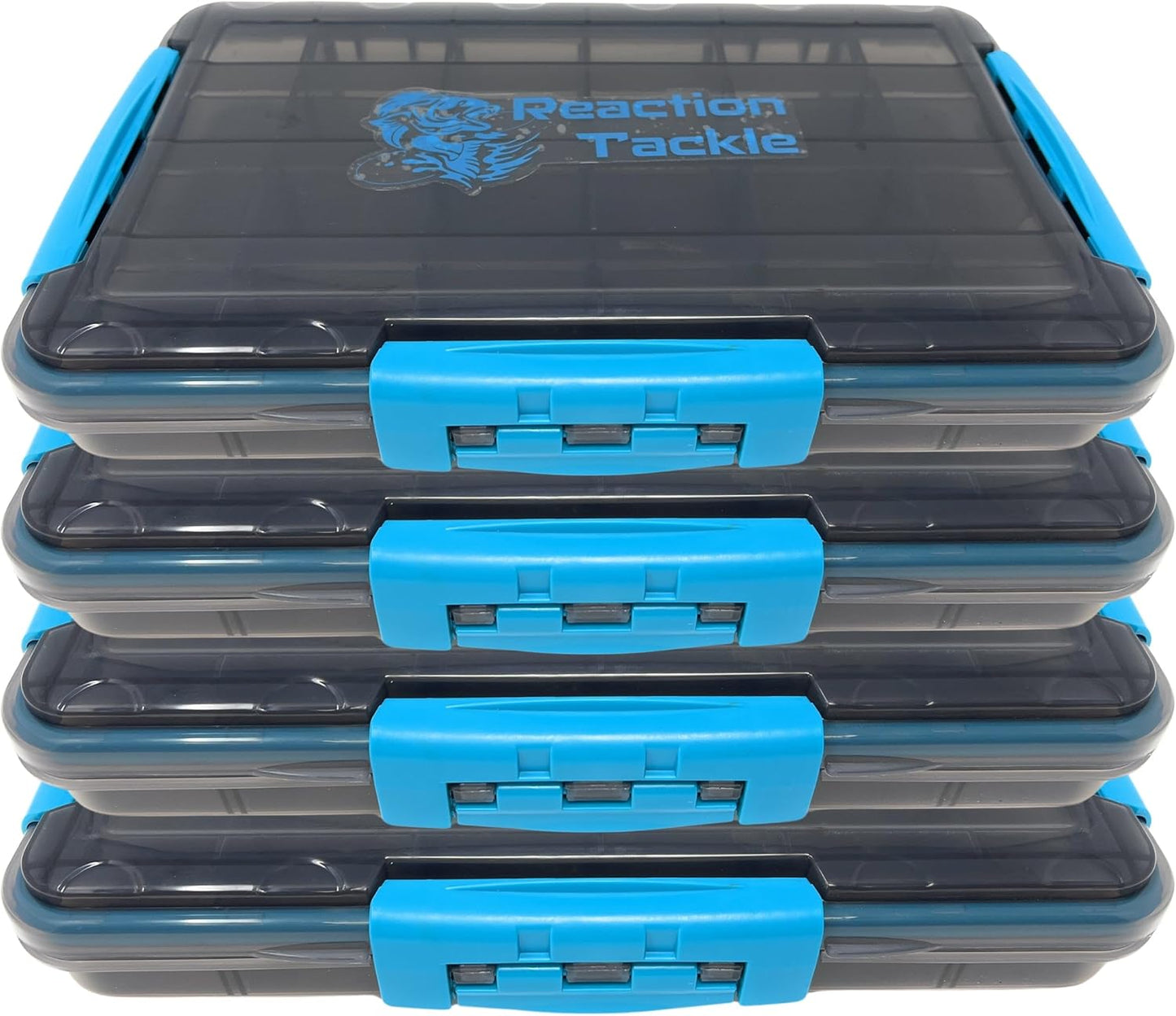 Reaction Tackle 3-Clip Trays - 3700 4-Pack for Anglers