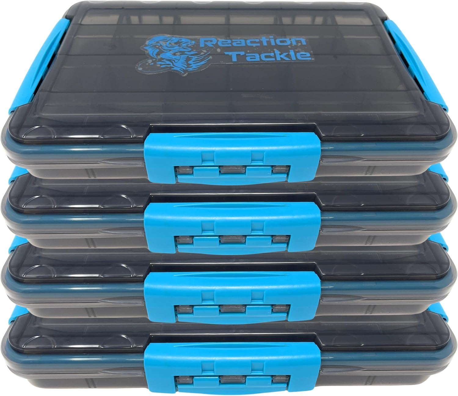 Reaction Tackle 3-Clip Trays - 3700 4-Pack for Anglers