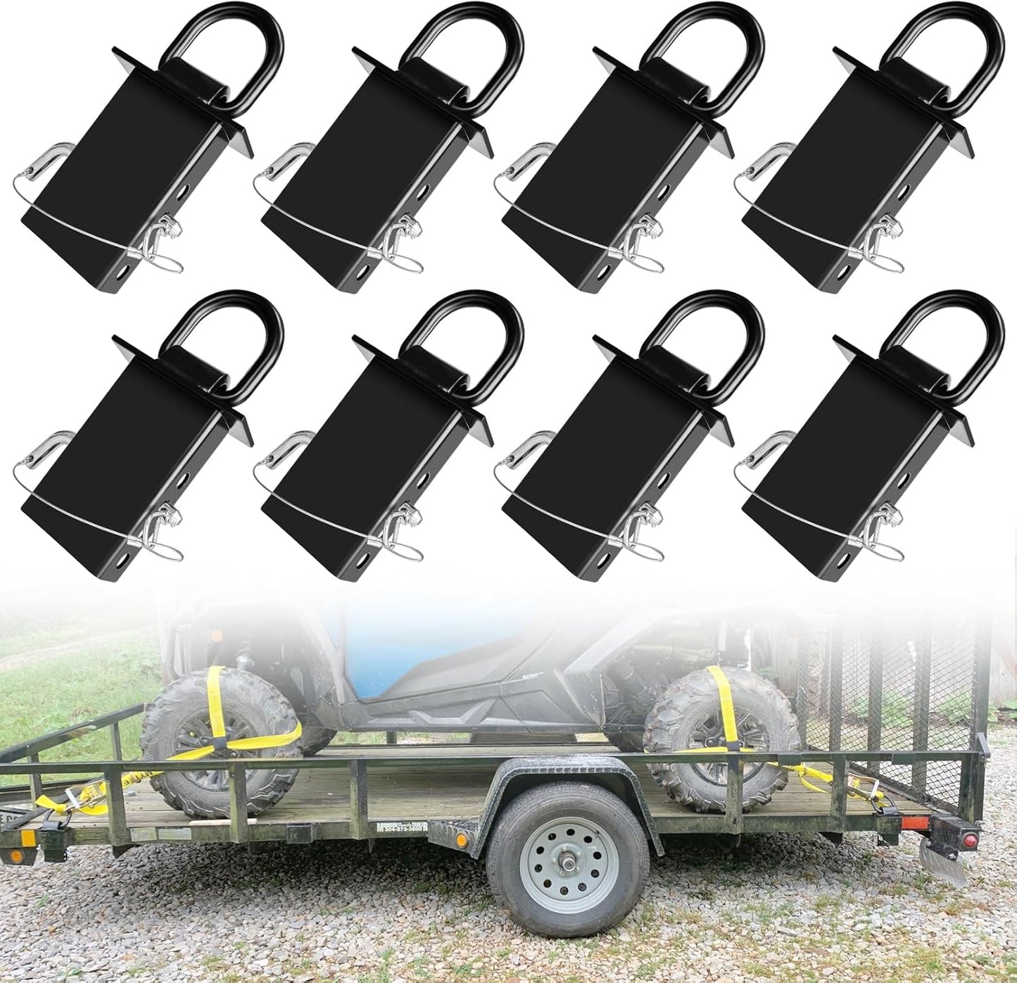 Heavy Duty Stake Pocket D Rings for Trailers and Trucks