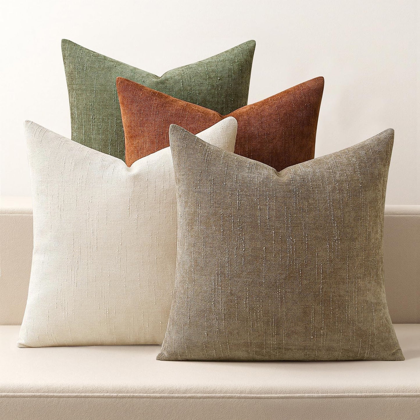 MIULEE Decorative Throw Pillow Covers for Vintage Home Decor