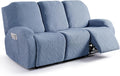 Recliner Sofa Covers for 3 Seater - Elastic, Washable Fit