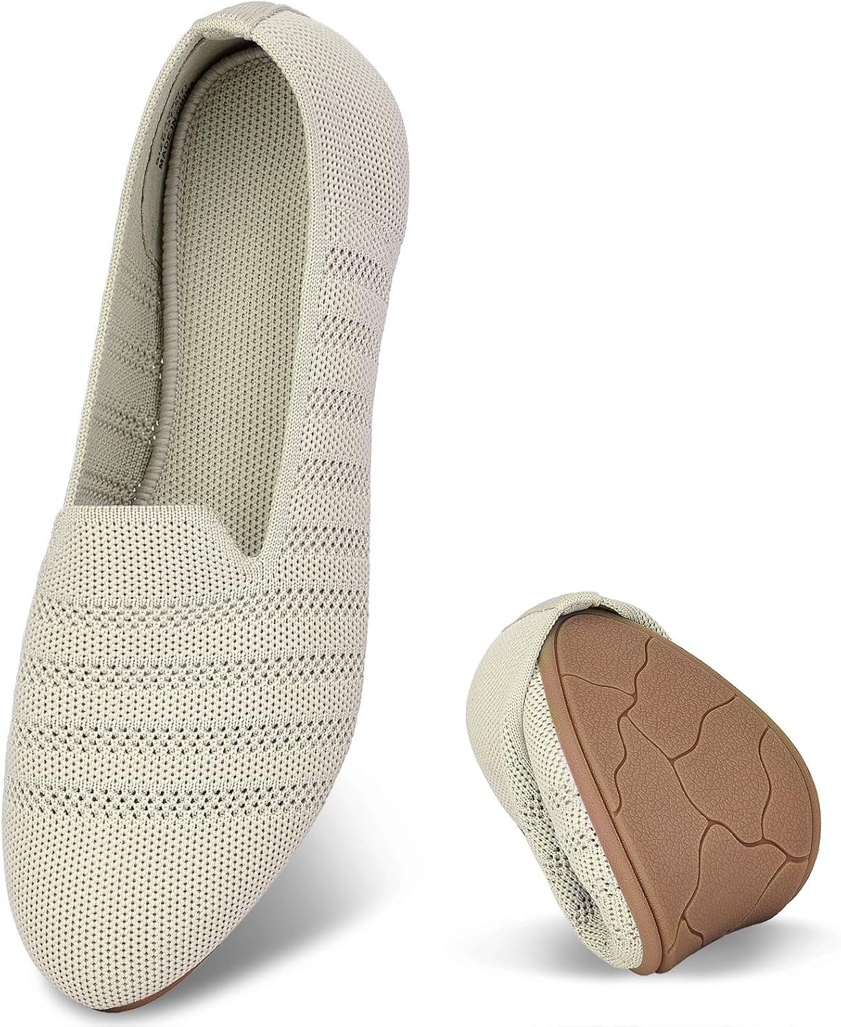 Puxowe Flats for Women: Comfortable Round Toe Ballet Shoes