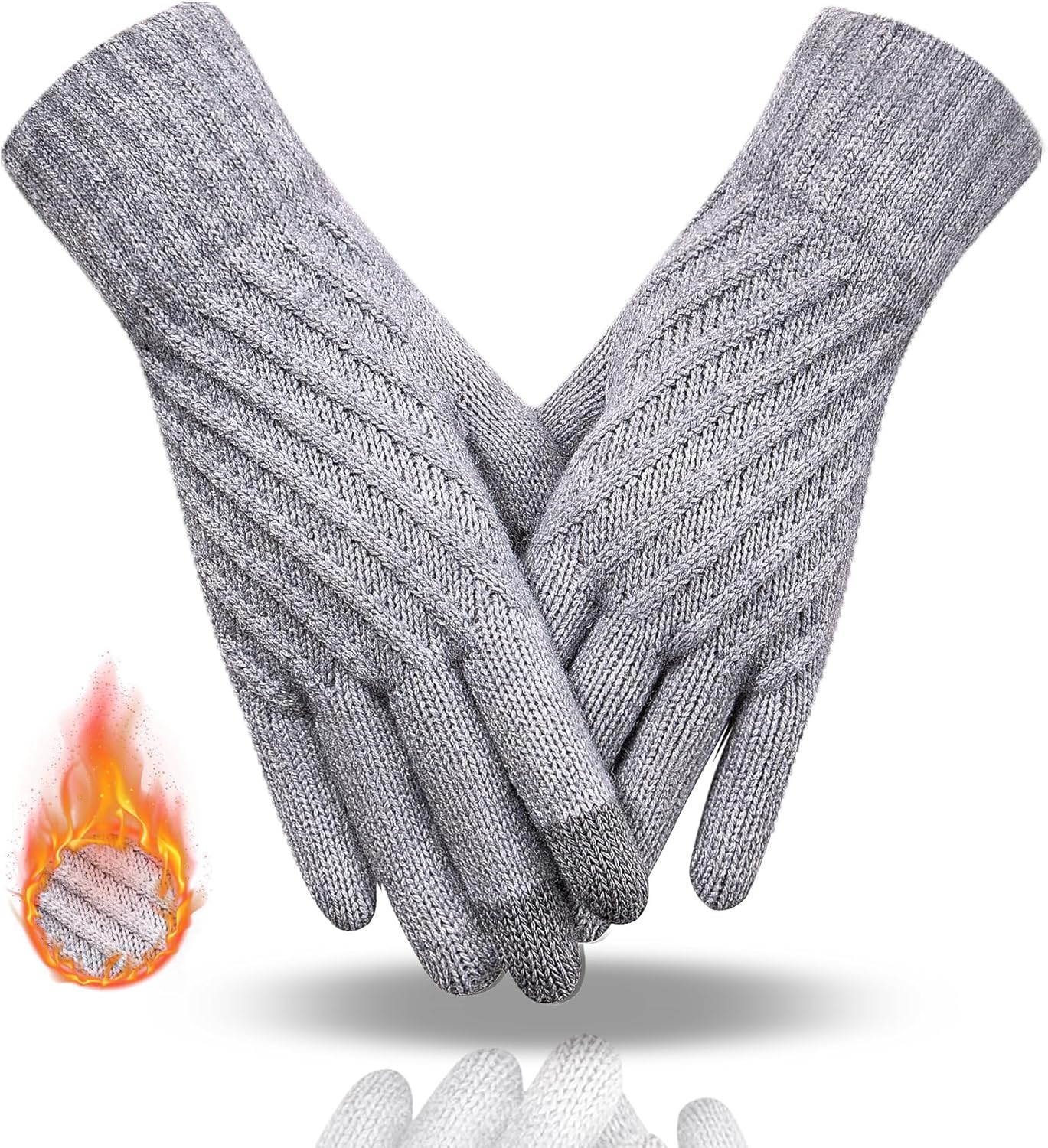 Upgraded Touch Screen Women's Gloves, Cold-Weather Softness