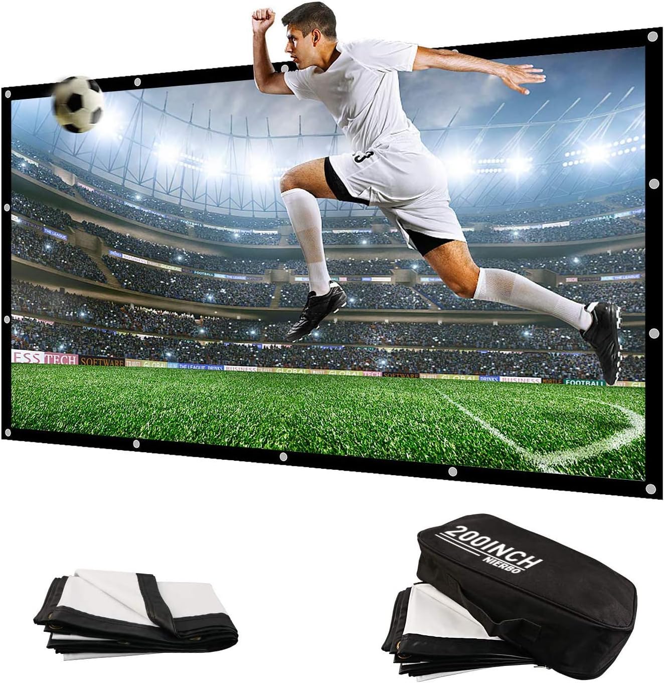 NIERBO 200 HD Outdoor Projector Screen