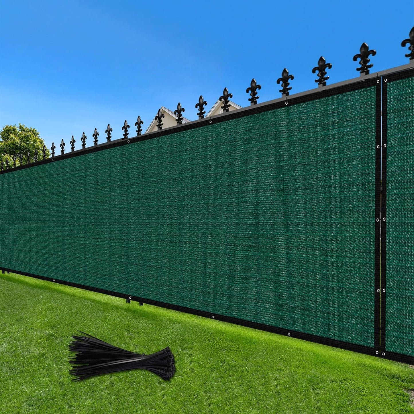LOVE STORY 6ftx14ft Outdoor Privacy Screen for Garden and Patio