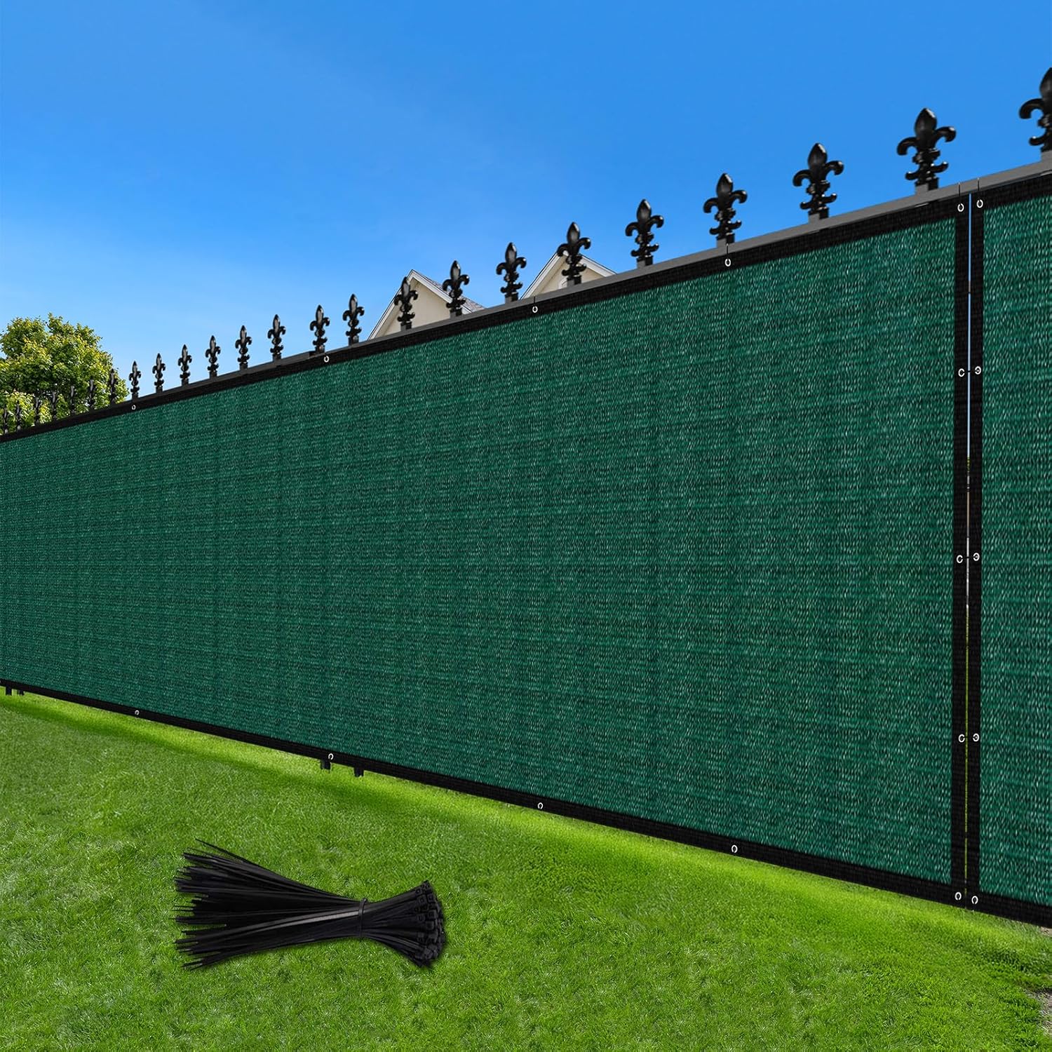 LOVE STORY 6ftx14ft Outdoor Privacy Screen for Garden and Patio