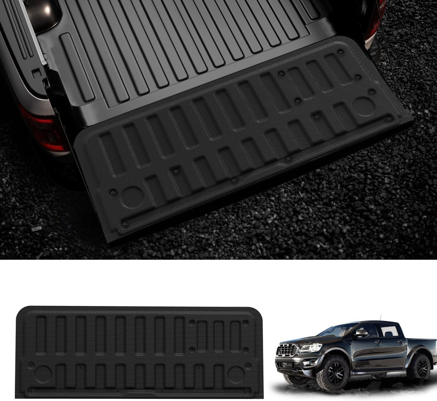 LASFIT Tailgate Mat for 2025 2026 Dodge Ram 1500 Power Tailgate