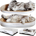 3PCS 23.6 in Extra Large Cat Scratcher Bed - Big Cats Welcome