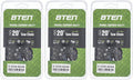 8TEN Full Chisel Chainsaw Chain 20 in.063.404 66DL - 3 Pack