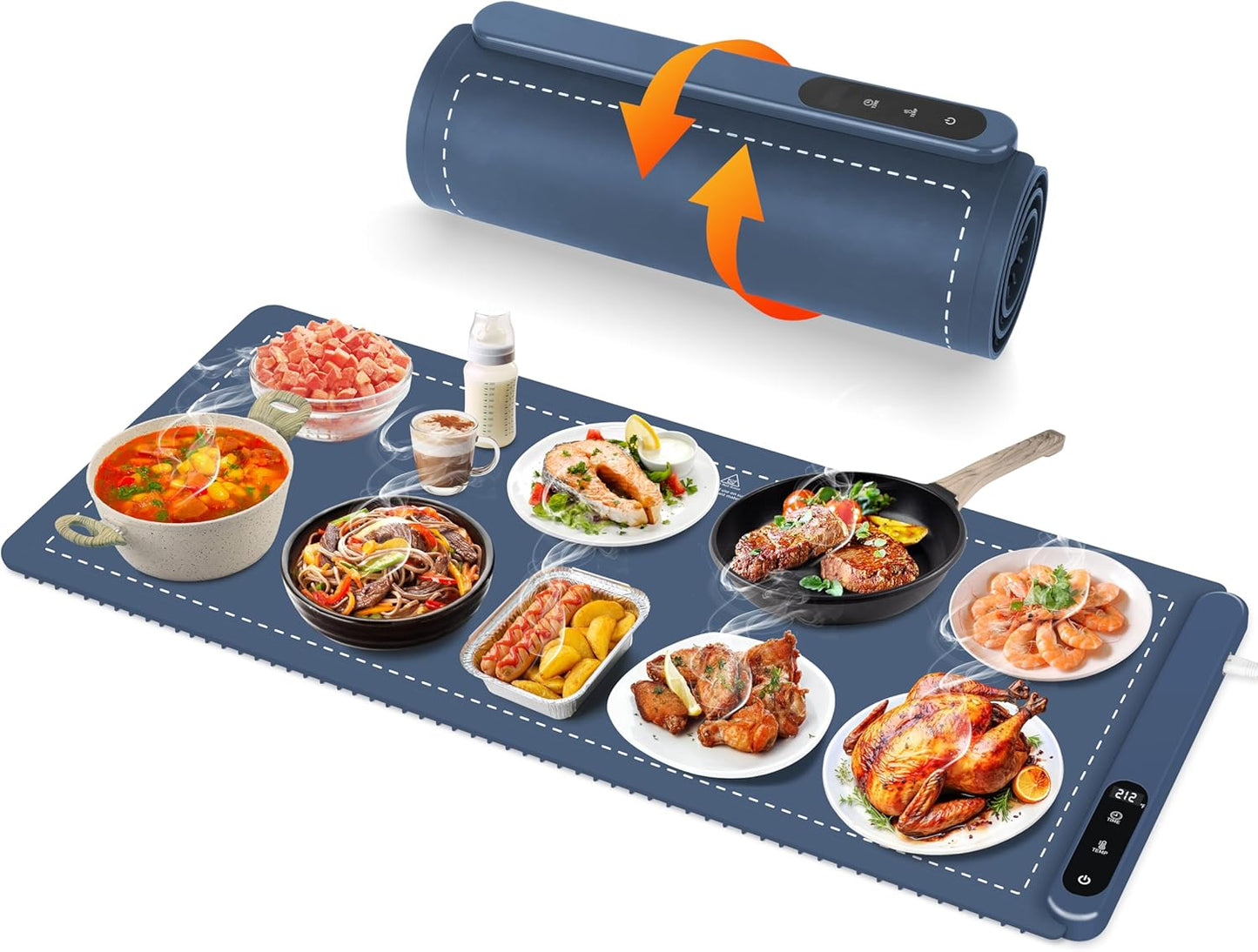 OcePor XXL Food Warming Mat for Parties and Gatherings