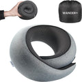 WANDER PLUS Travel Neck Pillow - 360 Memory Foam Support