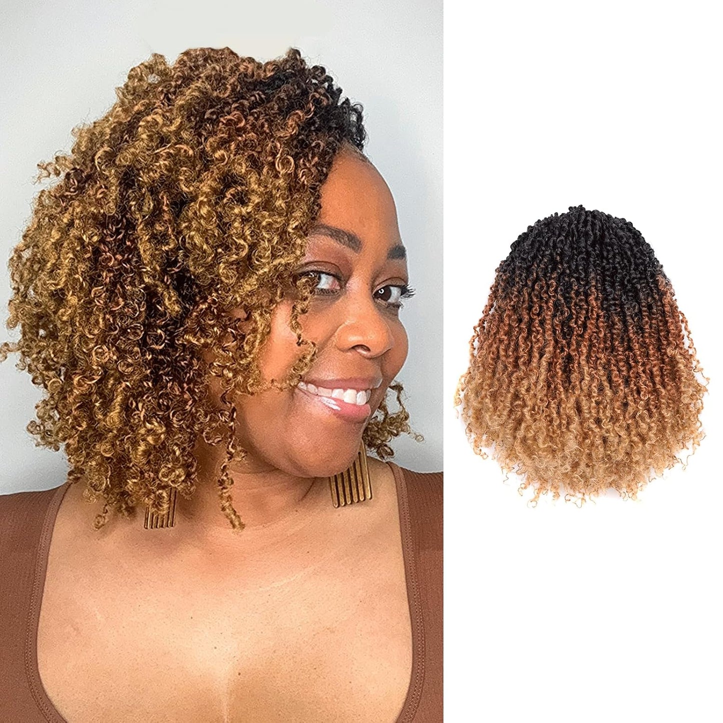 Toyotress Yanky Twist Crochet Hair - Fluffy Spring Mini Twist