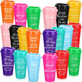 Christian 60 Pack 16oz Reusable Bible Verse Tumblers - Bulk