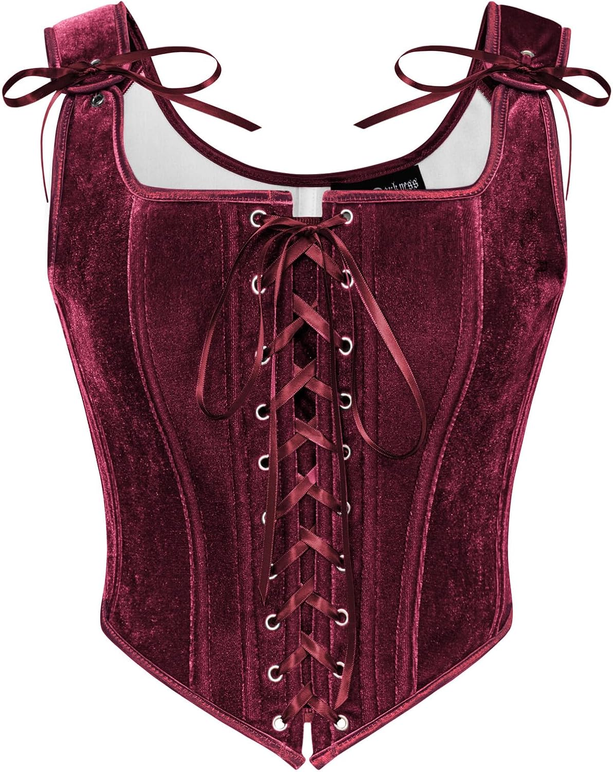 Scarlet Darkness Renaissance Corset Tops for Vintage Style