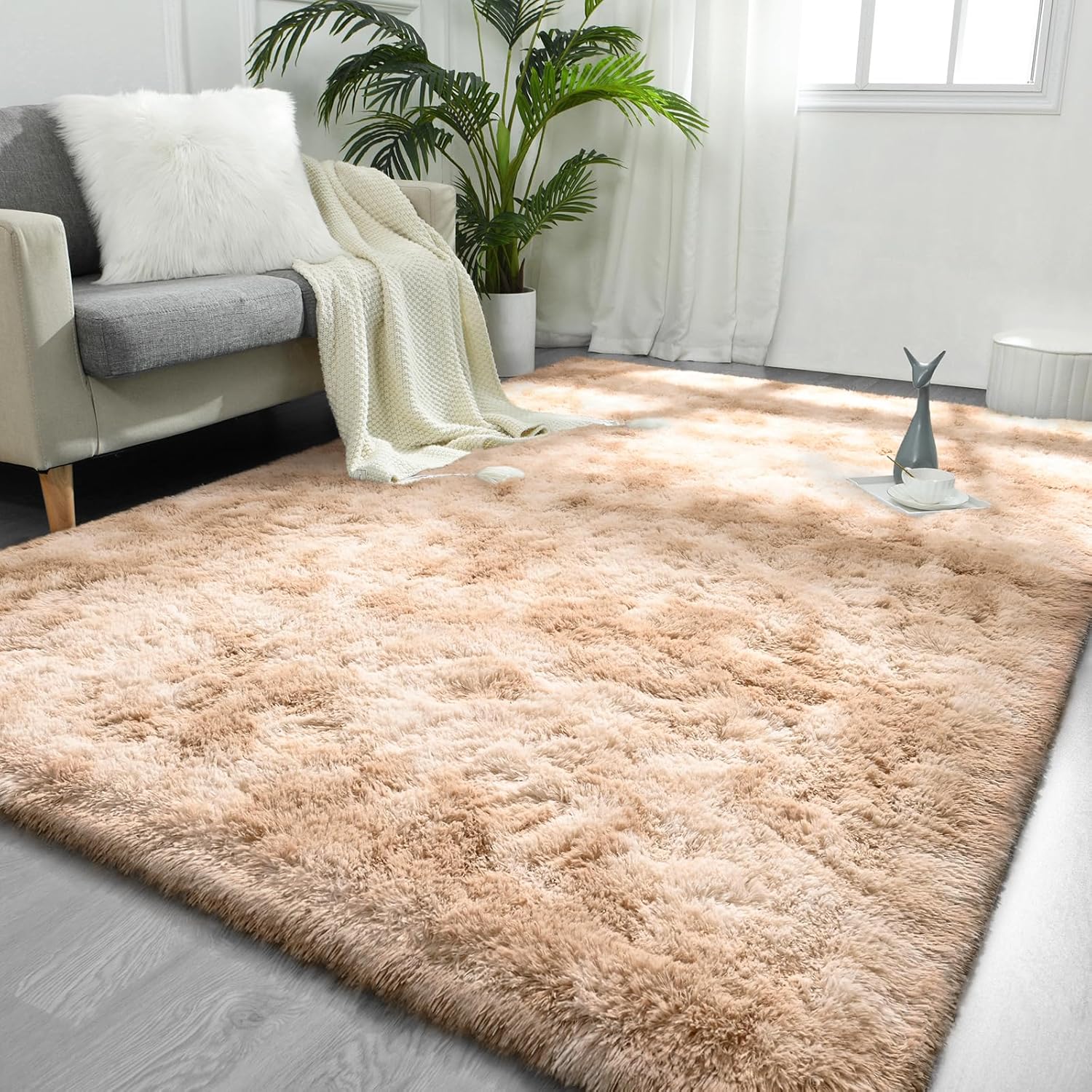 FlyDOIT 8x10 Feet Large Area Rugs for Cozy Living Room Decor