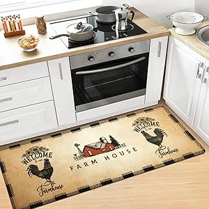 Farmhouse Kitchen Runner Rug Mat for Comfort and Style