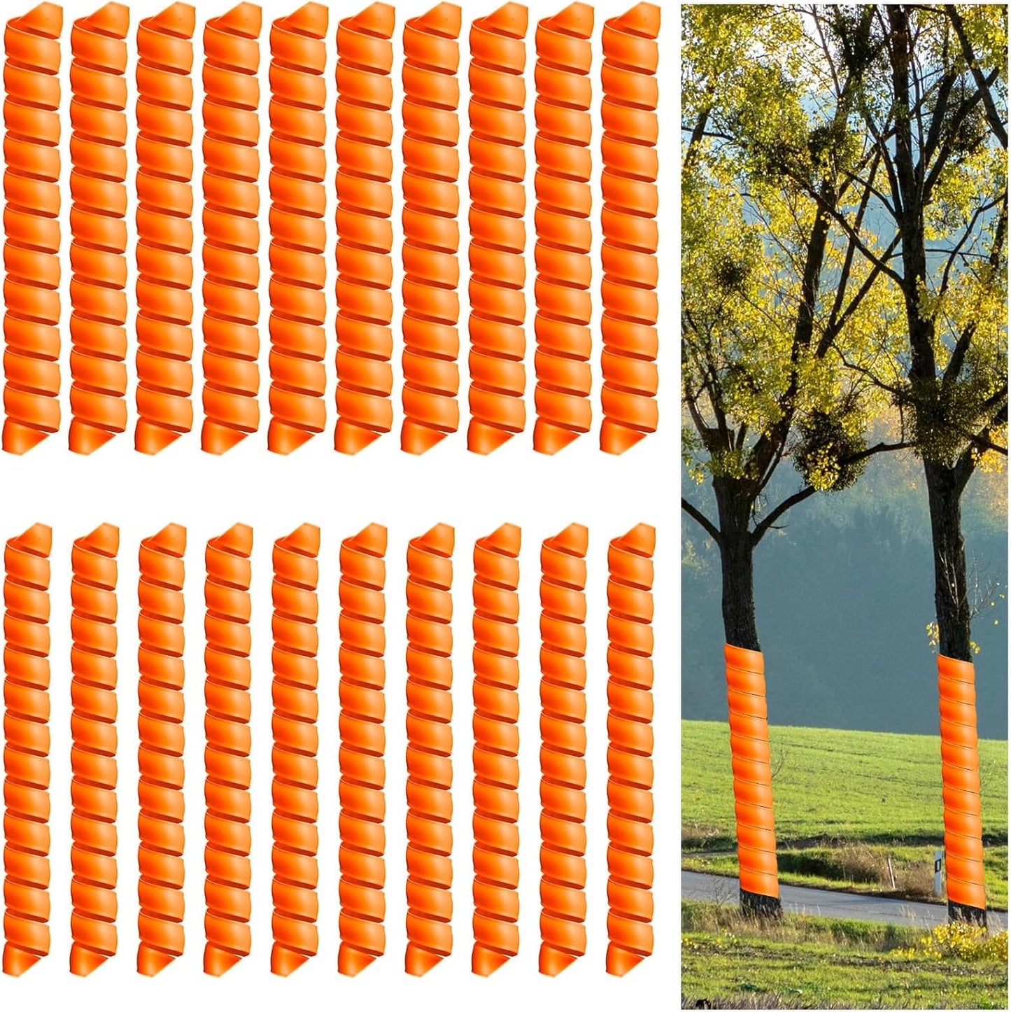 Wesiti 20 Pcs Tree Wraps for Protecting Young Trees from Pests