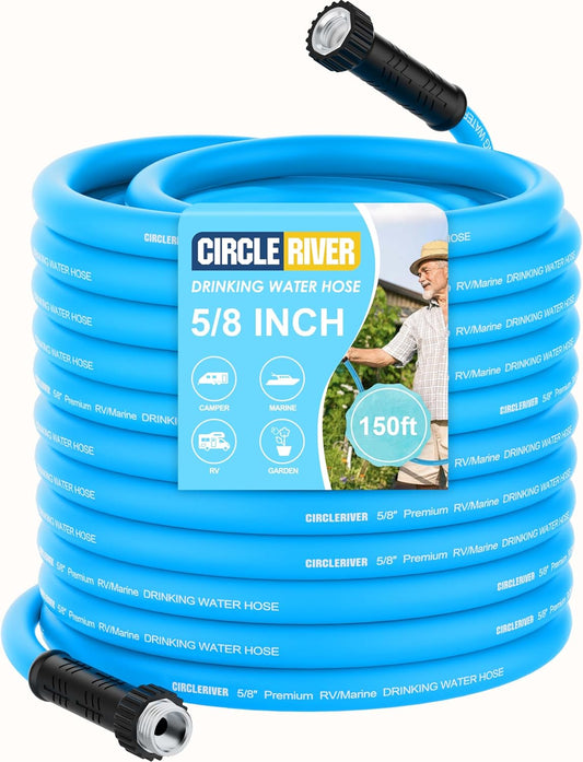 Premium 150FT RV Water Hose for Safe Drinking Water Use