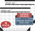 Desk Calendar 2026 Large 22 x 17 - 18-Month Planning Essential