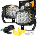 5 in LED Pod Offroad Lights 168W - Wide 270 Beam Auxbeam