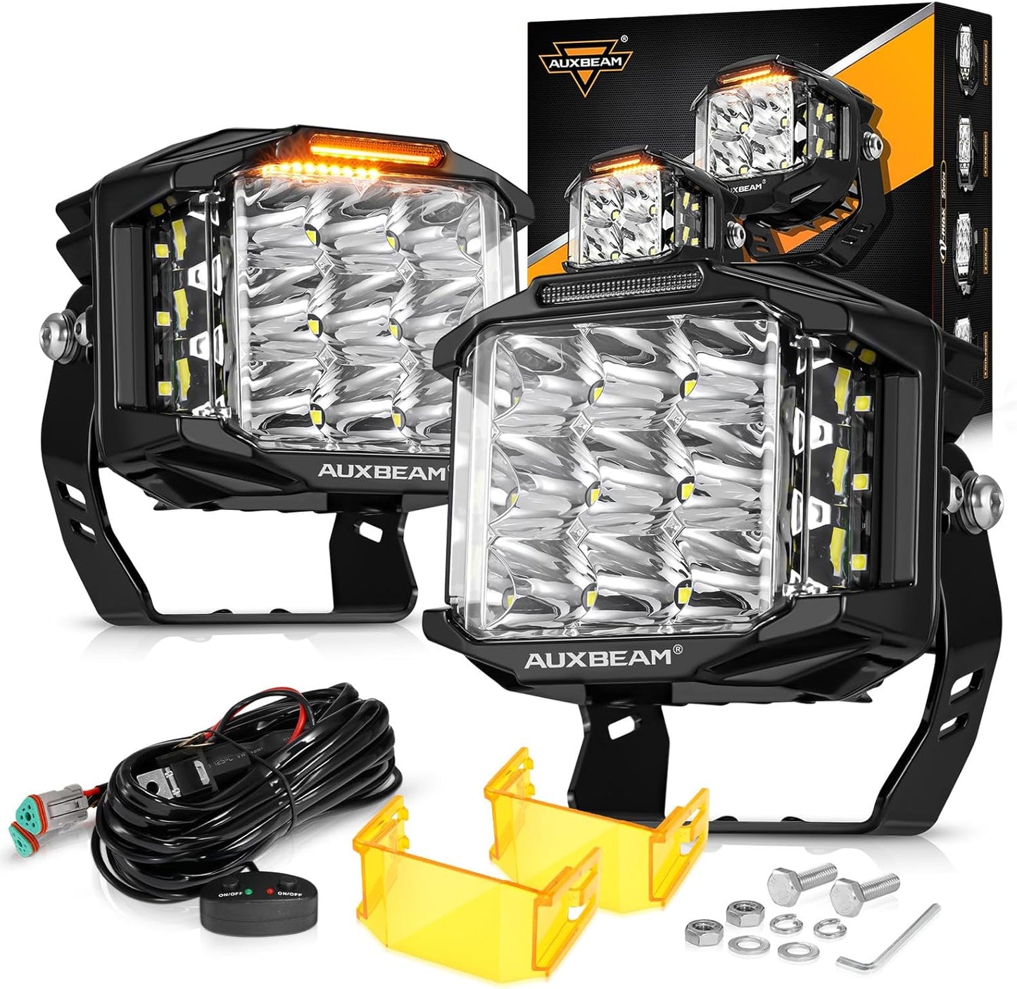 Auxbeam 5 Inch LED Pod Offroad Lights for Ultimate Visibility